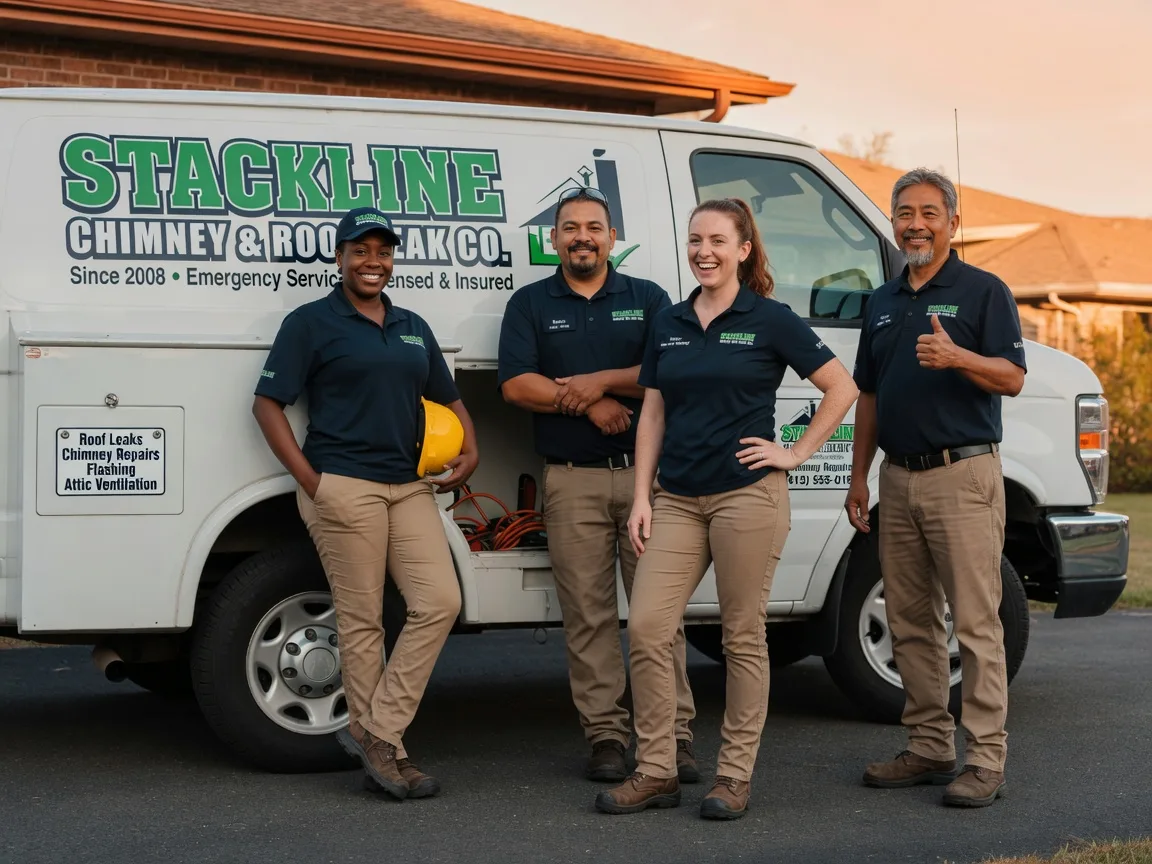 Chimney flashing repair company in Loganville, WI